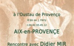 Aix-en-Provence : signature du livre Les inaudibles par Didier Mir