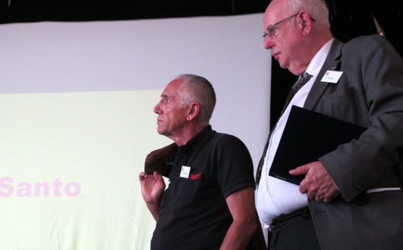 René Fregni et Philippe Martel, deux façons de dire le pays (photo MN) René Fregni et Philippe Martel, deux façons de dire le pays (photo MN)