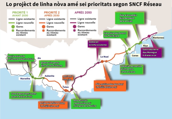 Le tracé et les aménagements mis à la concertation par SNCF Réseau