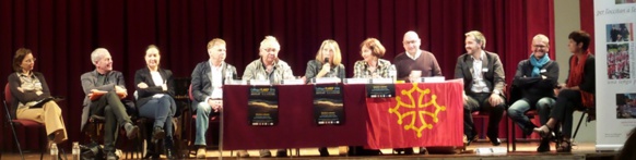 A la tribune à Montpellier (photo XDR) A la tribune à Montpellier (photo XDR)