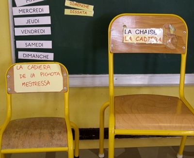 Un enjeu pour l'enseignement des langues régionales qu'on parle moins en famille : maintenir le niveau des enseignants de demain (photo MN)