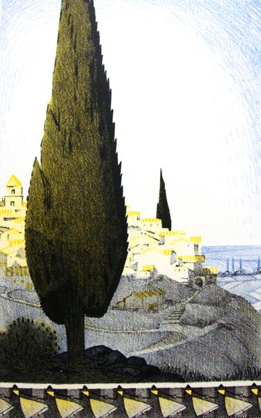 illustration de Lelée pour Louange du cyprès de Gabriel Boissy (1928) illustration de Lelée pour Louange du cyprès de Gabriel Boissy (1928)