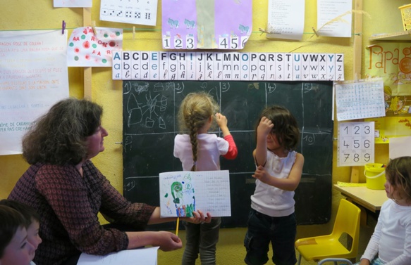 Maternelle de la Calandreta Gapiana. Un second poste enseignant est à pourvoir (photo MN)