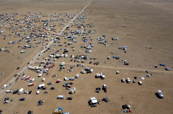 La Rave de mi-août, en Crau...Une génération d'oiseaux craintifs perdue (photo CEN DR) La Rave de mi-août, en Crau...Une génération d'oiseaux craintifs perdue (photo CEN DR)