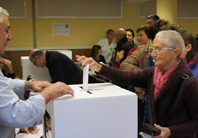 9 novembre 2014, la consultation qui lance le processus pour l'autodétermination (photo MN)