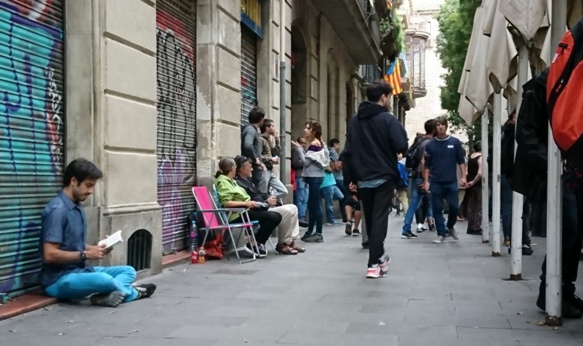 Face aux menaces étatiques, calme et détermination collective (photo MN) Face aux menaces étatiques, calme et détermination collective (photo MN)