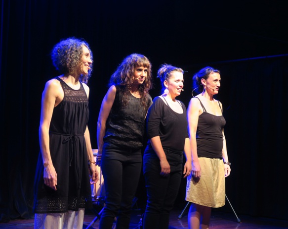 La Mal coiffée, Marie Coumes est tout à droite (photo MN) La Mal coiffée, Marie Coumes est tout à droite (photo MN)