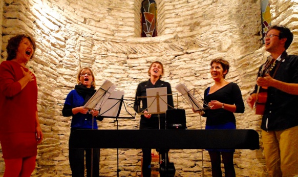 Lors de l'enregistrement en Cévennes (Photo XDR) Lors de l'enregistrement en Cévennes (Photo XDR)