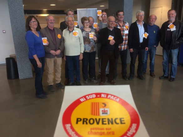 14 000 signataires à ce jour et 14 communes, le nom de Provence aurait pourtant du s'imposer de lui-même, en Provence... (photo XDR)