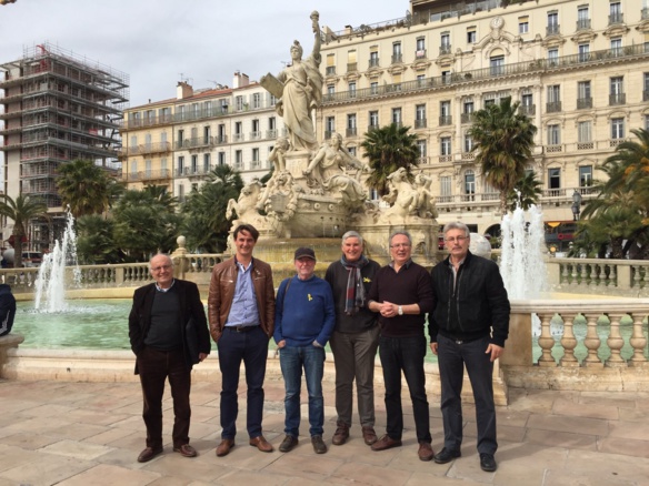 Les membres fondateurs du collectif à Toulon (photo, avec l'aimable autorisation de Pierre Louis Pages DR) Les membres fondateurs du collectif à Toulon (photo, avec l'aimable autorisation de Pierre Louis Pages DR)