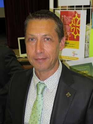 Pèire Brechet au cap de l’IEO Pèire Brechet au cap de l’IEO