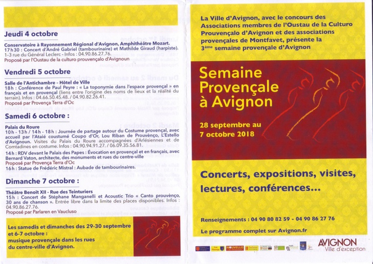 La Setmana provençala comença lèu en Avinhon La Setmana provençala comença lèu en Avinhon