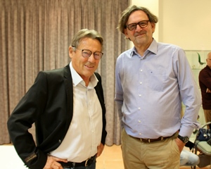 Gérard Rocchia à gauche et Xavier Crépin : une histoire complexe de l'immigration en Provence, ou quand nécessité fait loi (photo Francis José-Maria DR)