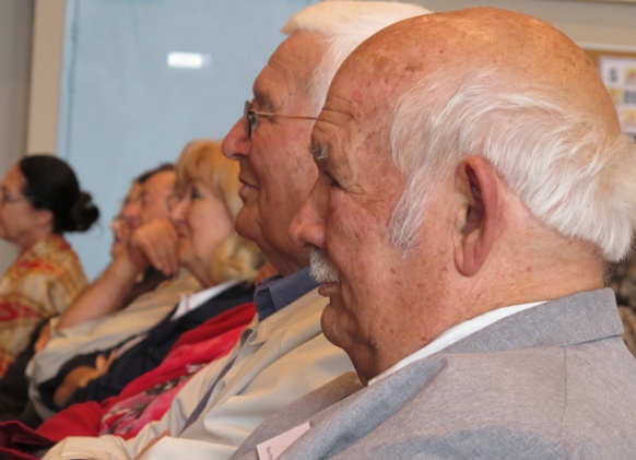 En 2012 Pèire Pessemesse reçoit le Grand Prix Littéraire de Provence à Ventabren (photo MN)