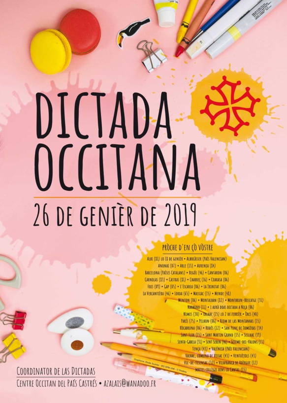 Quarante-six villes accueillent la Dictada Occitana ce samedi Quarante-six villes accueillent la Dictada Occitana ce samedi