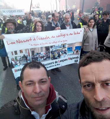 A Nice mobilisation forte aussi (photo XDR) A Nice mobilisation forte aussi (photo XDR)