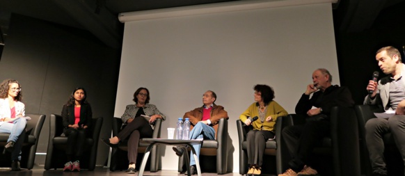 En novembre dernier, table ronde organisée par le Forum d'Oc à Nice, sur les difficultés de l'occitan à l'école (photo RM)