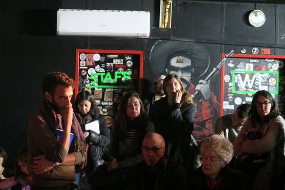 Réunion du Collectif du 5 novembre, en décembre 2018 (photo MN) Réunion du Collectif du 5 novembre, en décembre 2018 (photo MN)