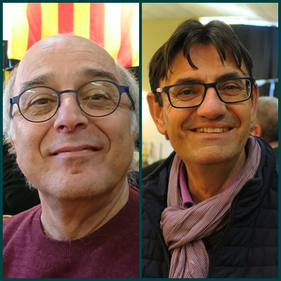 François Malabave (Radio Mistral) et Jean-Luc Icard (Haute Provence Info) : aucun des deux n'est provençalophone, mais tous deux souhaitent ouvrir antenne et colonnes à la langue du pays, "si possible plus encore". La limite ? Trouver des rédacteurs et locuteurs capables (photo MN) François Malabave (Radio Mistral) et Jean-Luc Icard (Haute Provence Info) : aucun des deux n'est provençalophone, mais tous deux souhaitent ouvrir antenne et colonnes à la langue du pays, "si possible plus encore". La limite ? Trouver des rédacteurs et locuteurs capables (photo MN)