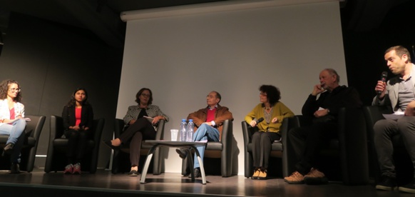 Novembre 2018 à Nice, table ronde sur les conditions de l'enseignement de la langue régionale : un constat général, la politique de l'Etat est linguicide (photo MN) Novembre 2018 à Nice, table ronde sur les conditions de l'enseignement de la langue régionale : un constat général, la politique de l'Etat est linguicide (photo MN)