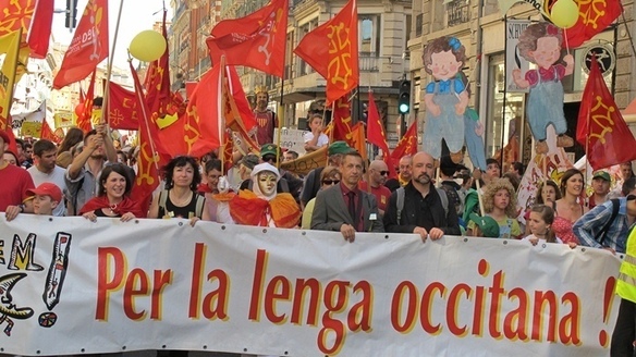 De 30 à 40 000 manifestants, pour la langue occitane ... et pour les autres (photo MN)