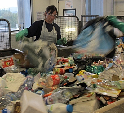 Au centre Pizzorno du Muy, 400 tonnes de plastique pourraient être recyclés chaque année (photo MN
