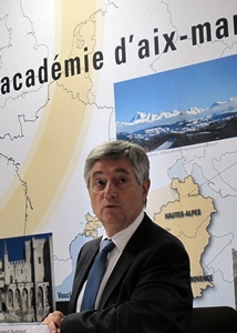 Ses conseillers ont dit au nouveau recteur que "l'enseignement du provençal est satisfaisant" (photo MN)
