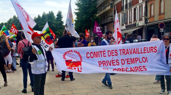 Les emplois précaires vont souvent avec une santé précaire...solidarité bien comprise à Montauban (photo DM DR)
