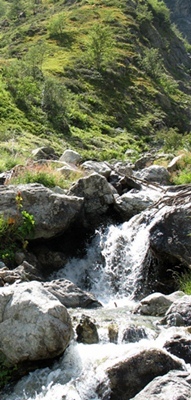 Mardaric ou merderic n'a rien à voir avec la m...mais avec une expression pré latine qui signifie "eaux descendant de la montagne", un indice de pureté! (photo MN)