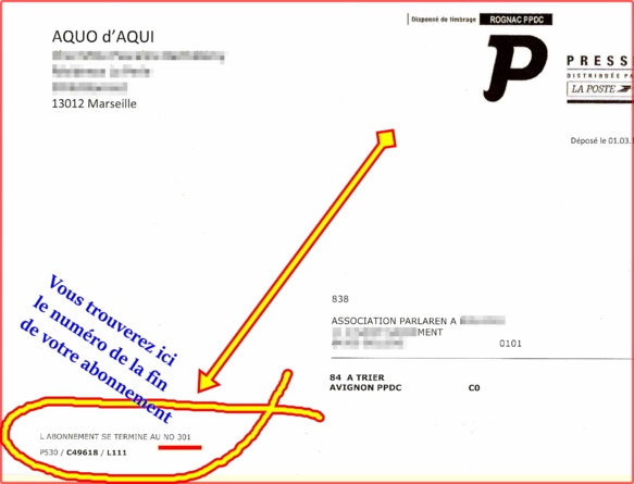Chers abonnés, la feuille d'accompagnement de votre journal vous dit quand vous devez penser à le renouveler. Et  pour notre équipe que vous y soyez attentifs est essentiel.