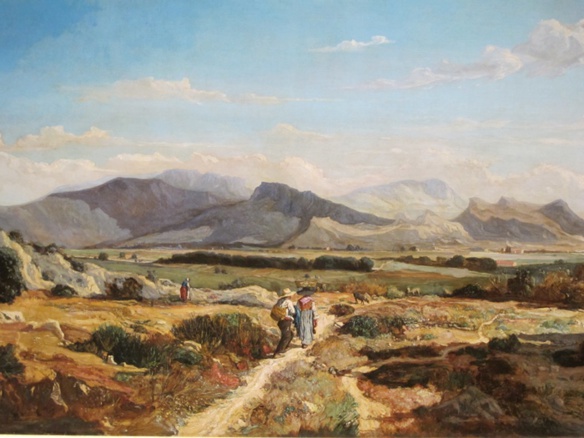 Les Collines d'Allauch, de Paul Guiguou, Musée des Beaux Arts de Marseille DR, la campagne marseillaise vue comme l'aurait vue le peintre Valère Bernard