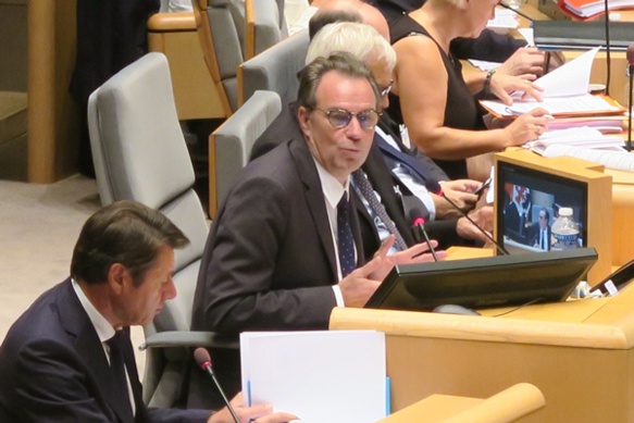 L'ex pdt de Provence Alpes Cote d'Azur Christian Estrosi, et l'actuel Renaud Muselier. L'un demandait le report, l'autre le maintien (photo MN) L'ex pdt de Provence Alpes Cote d'Azur Christian Estrosi, et l'actuel Renaud Muselier. L'un demandait le report, l'autre le maintien (photo MN)