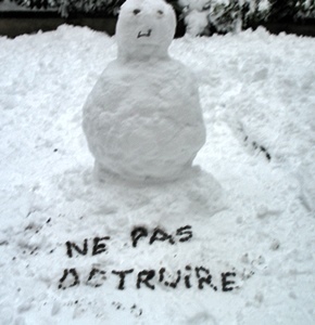 Pour le moment les variations d'enneigement d'une année sur l'autre restent fortes et masquent la tendance longue à la raréfaction de la neige dans les Alpes du Sud (photo MN)