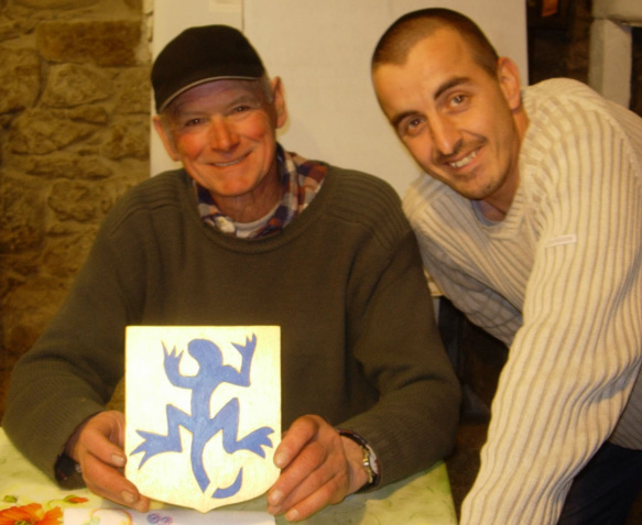 Durant le cours à Coaraze (photo Nissa Pantaï DR) Durant le cours à Coaraze (photo Nissa Pantaï DR)