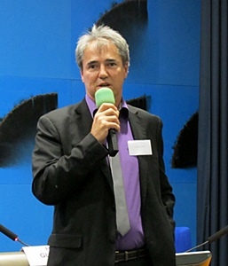 Le conseiller régional Hervé Guerrera au colloque d'Anem Oc le 30 novembre (photo MN) Le conseiller régional Hervé Guerrera au colloque d'Anem Oc le 30 novembre (photo MN)