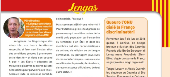 Dossier du mois : l'occitan est une langue autochtone, en France discriminée par l'Etat