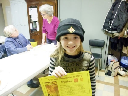 La jeune Pierrinne apprécie d'être lauréate (photo XDR)