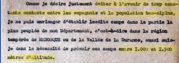 Note de la Préfecture des Basses-Alpes (photo xdr) Note de la Préfecture des Basses-Alpes (photo xdr)
