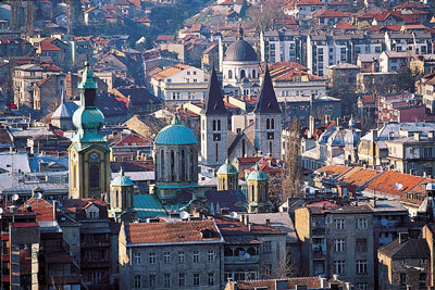 La Bosnie (ici Sarajevo), où se rend régulièrement Arnaud Fromont. "Un vaccin contre le nationalisme" (photo XDR)