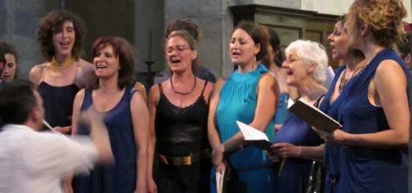 Madalena, à l'Eglise de Correns (photo MN) Madalena, à l'Eglise de Correns (photo MN)