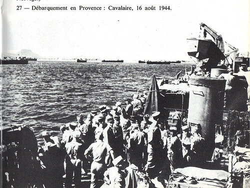 Les troupes françaises débarquent à Cavalaire (XDR) Les troupes françaises débarquent à Cavalaire (XDR)