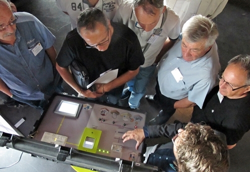 Pour les élus locaux, une présentation fine des possibilités du compteur de nouvelle génération à St-Rémy (photo MN) Pour les élus locaux, une présentation fine des possibilités du compteur de nouvelle génération à St-Rémy (photo MN)