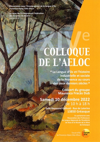 L’Aeloc en colloque à Gréasque