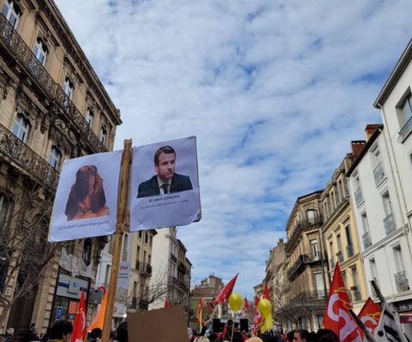 A Béziers un mouvement suivi (Photo Mélanie Làupies DR)