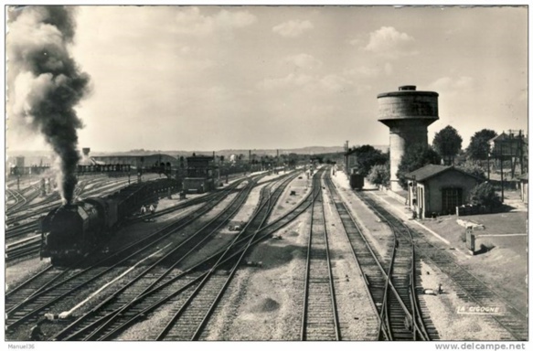 Une enfance bercée par les chuintements des locomotives et encadrée par l'esprit cheminot (gare de Blainville XDR)