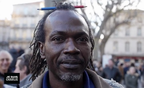In "Je suis Charlie en Avignon" d'Emmanuel Brugvin (EB DR) In "Je suis Charlie en Avignon" d'Emmanuel Brugvin (EB DR)