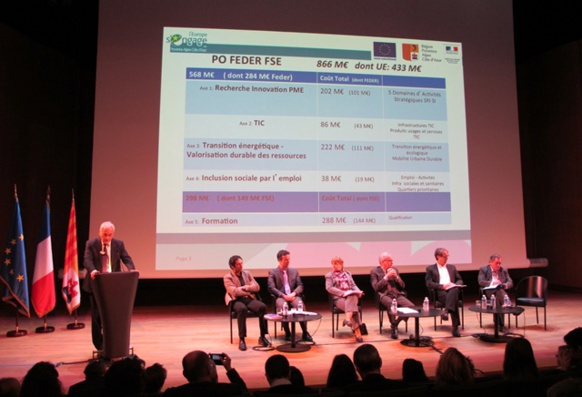 Beaucoup de millions, et beaucoup de questions. Séminaire FEDER à Marseille le 26 janvier 2015 (photo MN) Beaucoup de millions, et beaucoup de questions. Séminaire FEDER à Marseille le 26 janvier 2015 (photo MN)