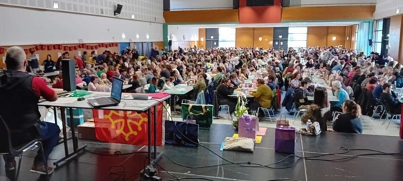 760 participants à un loto militant pour l'enseignement de l'occitan on ne le voit pas tous les jours (photo XDR) 760 participants à un loto militant pour l'enseignement de l'occitan on ne le voit pas tous les jours (photo XDR)