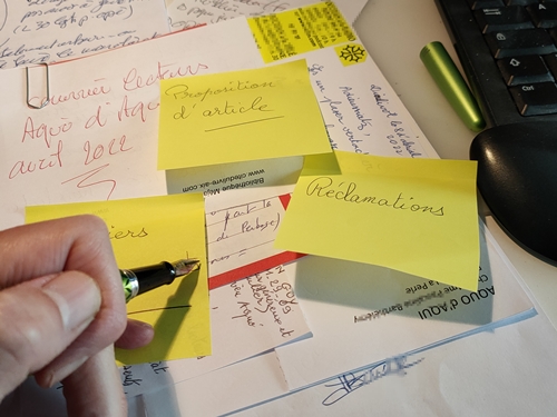 Vous nous lisez ? Nous vous lisons aussi, et avec soin ! n'hésitez pas à écrire à Aquò d'Aquí (photo MN) Vous nous lisez ? Nous vous lisons aussi, et avec soin ! n'hésitez pas à écrire à Aquò d'Aquí (photo MN)