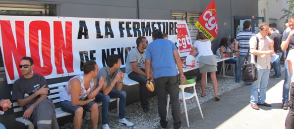 EDF, actionnaire principal, penserait en termes de dépôt de bilan; les salariés eux, estiment une reprise possible (photo MN)